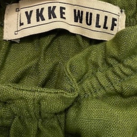 Lykke Wullf Pearl Linen Green Bralette Size XS - Picture 5 of 10